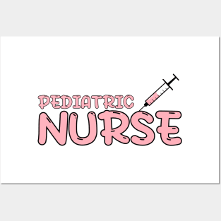 Pediatric Nurse Red Posters and Art